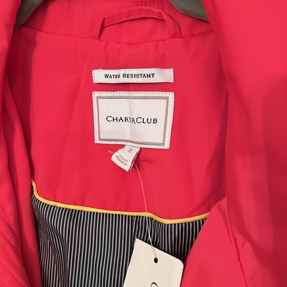 NWT Charter Club Water Resistant Anorak Jacket - Picture 4 of 8